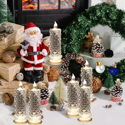 Crystal LED Candle Set – Warm Glow